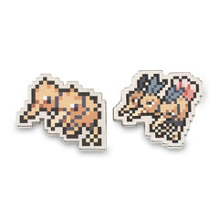 Doduo & Dodrio Pokémon Pixel Pins (2-Pack)