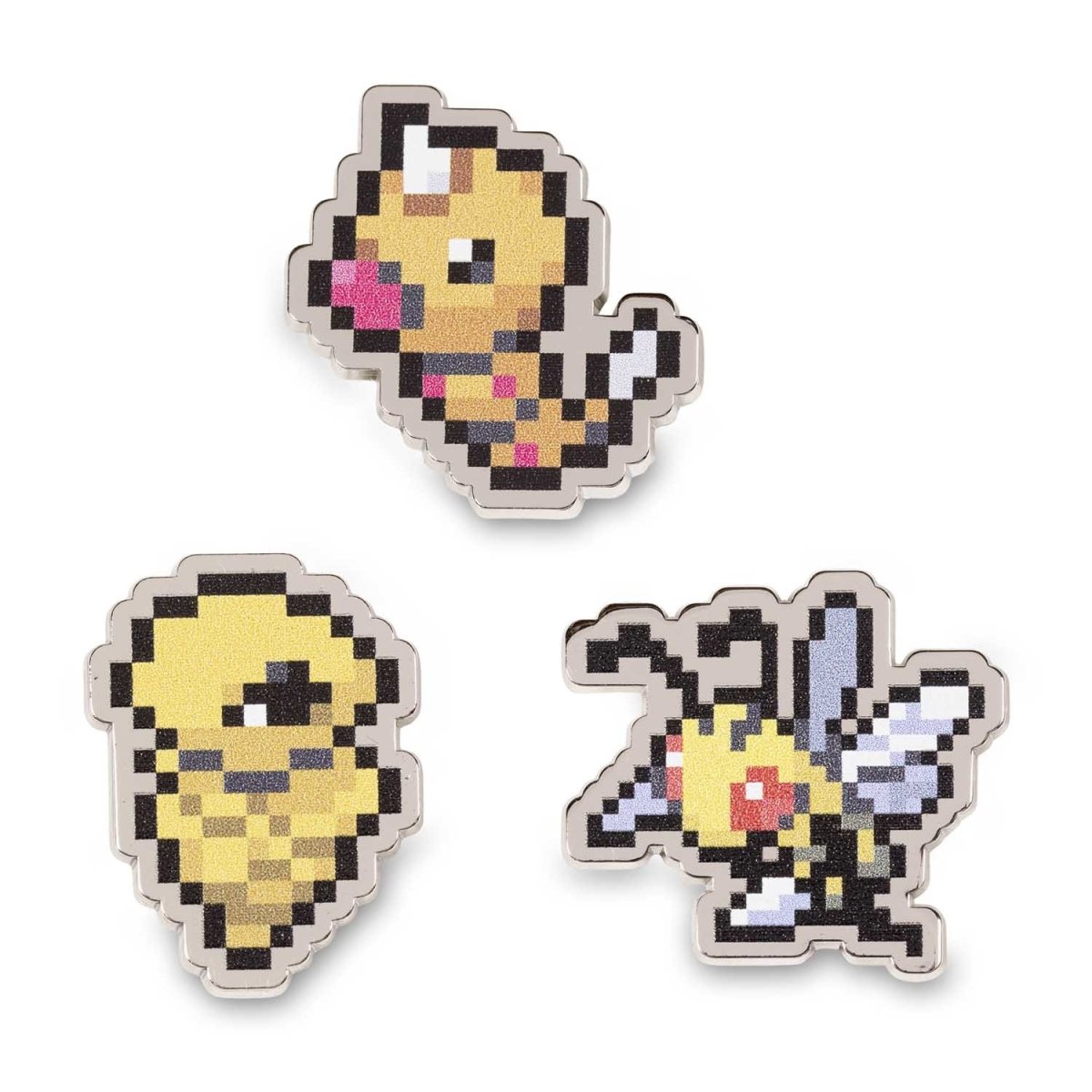 Weedle, Kakuna & Beedrill Pokémon Pixel Pins (3-Pack)