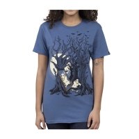 Mimikyu Indigo Relaxed Fit Crew Neck T-Shirt - Adult