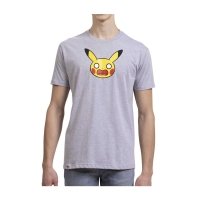Pokémon Mood Collection: Pikachu Scared Fitted Crew Neck T-Shirt - Adult