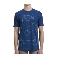 Pokémon Mood Collection: Pikachu & Snorlax Fitted Crew Neck T-Shirt - Adult