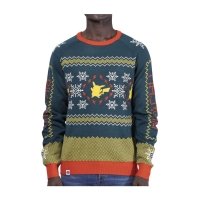 Pikachu Festive Winter Knit Sweater - Adult
