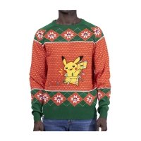 Pikachu Holiday Lights Knit Sweater - Adult