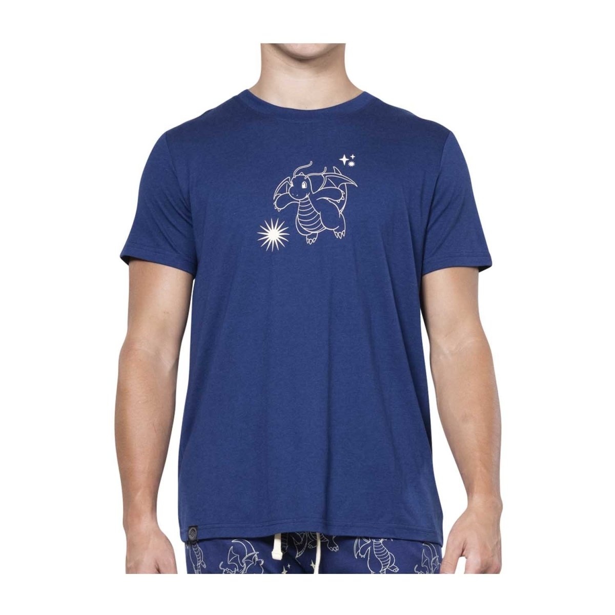Dragonite Eve Navy Relaxed Fit Crew Neck T-Shirt - Men