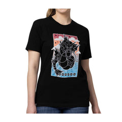 Gyarados Pokémon Take Flight Black Relaxed Fit Crew Neck T-Shirt - Adult
