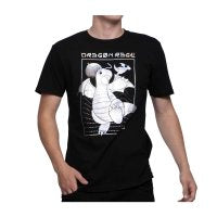 Dragonite Pokémon Greatest Hits Black Relaxed Fit Crew Neck T-Shirt - Adult