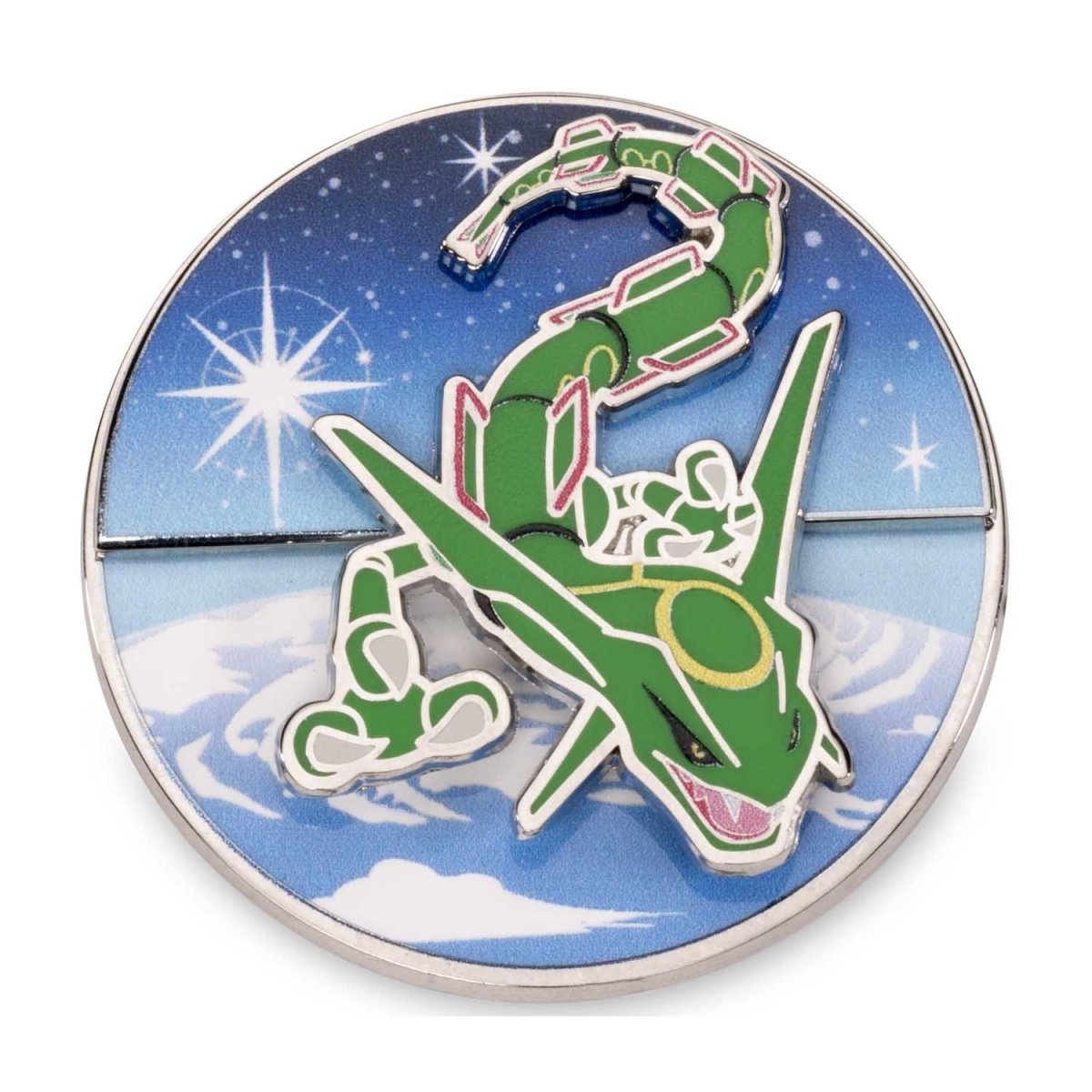 Rayquaza Stellar Sky Pokémon Spinning Scenes Pin