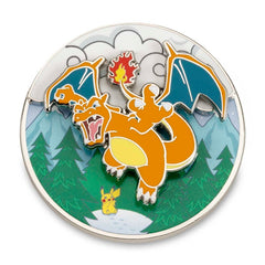 Charizard Flying High Pokémon Spinning Scenes Pin