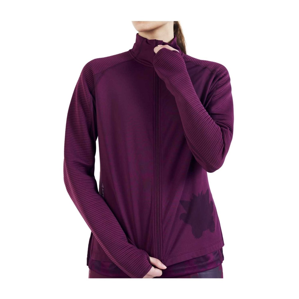 Pokémon Center × Craft: Gengar Core Charge Burgundy Jersey Jacket - Women