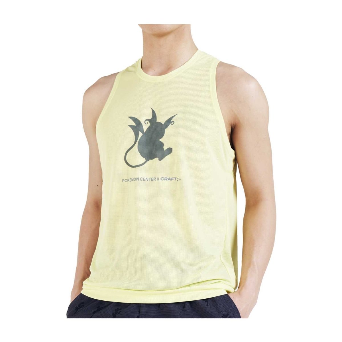 Pokémon Center × Craft: Raichu Core Charge Giallo Singlet - Men