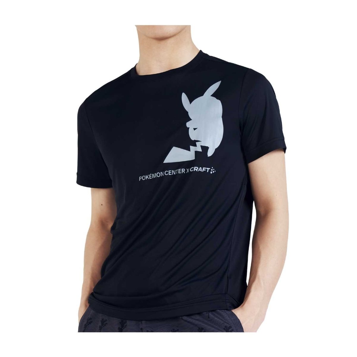 Pokémon Center × Craft: Pikachu Core Charge Black T-Shirt - Men