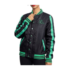 Rayquaza Pokémon Jackets Black Insulated Snap-Down Jacket - Adult