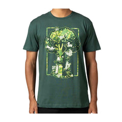 Treehouse Friends Pokémon Nature: Fall Green Relaxed Fit Crew Neck T-Shirt - Adult