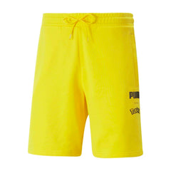 PUMA × Pokémon: Pikachu Yellow French Terry Shorts - Adult