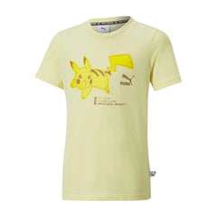 PUMA × Pokémon: Pikachu Pale Yellow T-Shirt - Youth