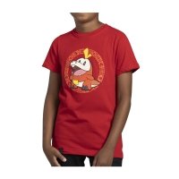 Fuecoco Red Relaxed Fit Crew Neck T-Shirt - Youth