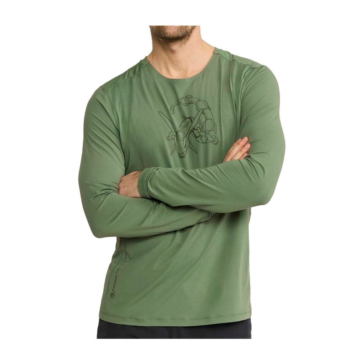 Pokémon Center × Craft: Rayquaza Moss Long-Sleeve T-Shirt - Men