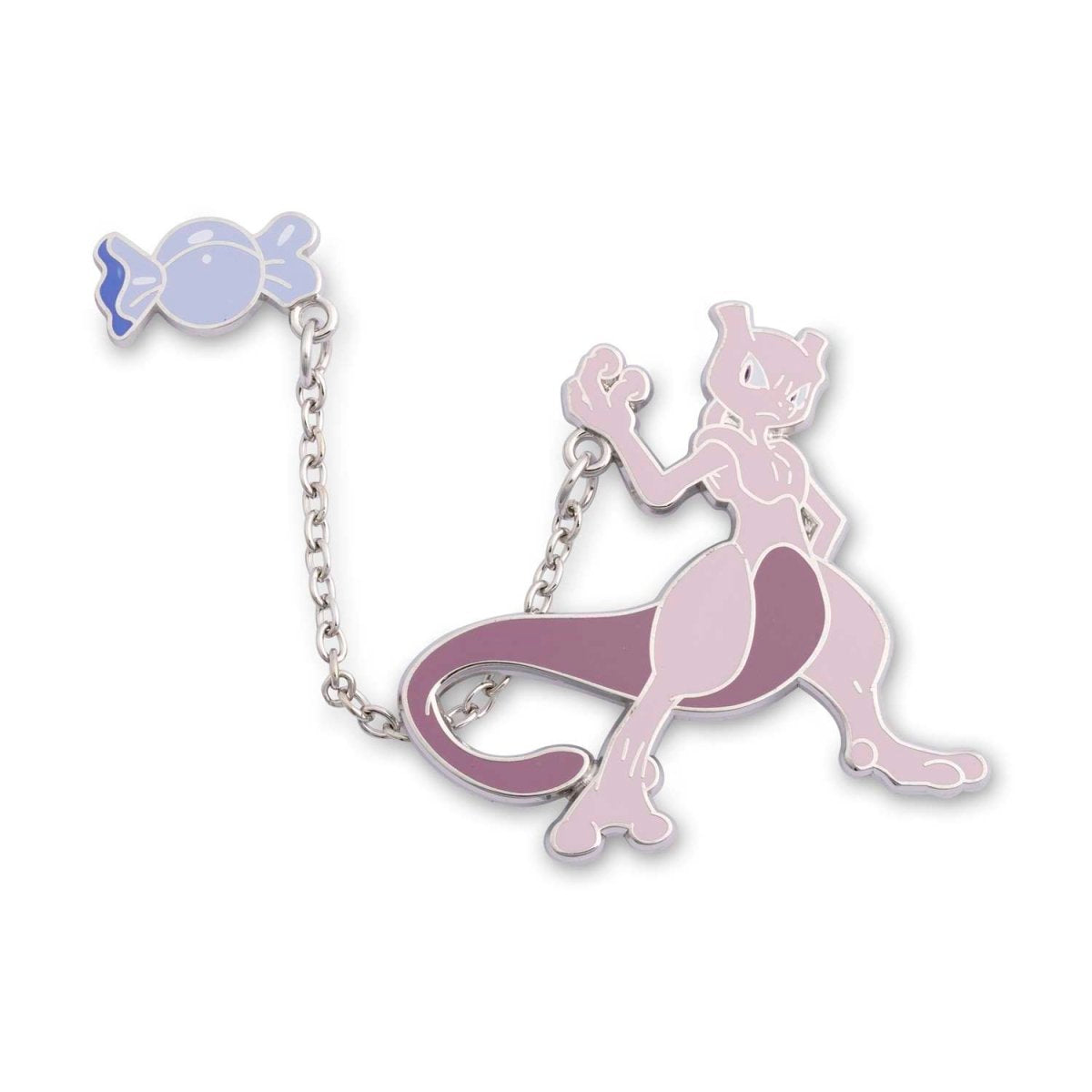 Mewtwo with Rare Candy Pokémon Held Item Pin