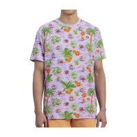 Pokémon Tropical Summer Surf Blossoms Relaxed Fit Crew Neck T-Shirt - Adult