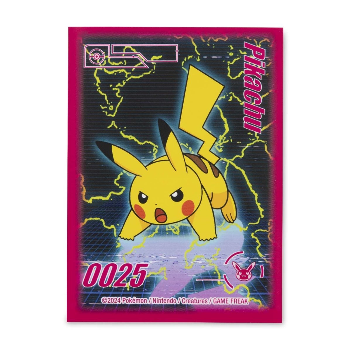 Pokémon TCG: Pikachu Neon Charge Card Sleeves (65 Sleeves)