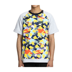 Pikachu Mix Pokémon Lounge Gray Short-Sleeve Sweatshirt - Adult