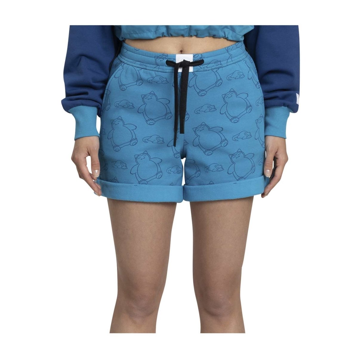 Snorlax Pokémon Lounge Blue Shorts - Women