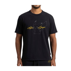 Pikachu Pokémon Lounge Black T-Shirt - Men