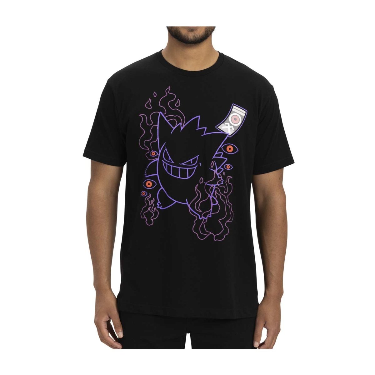 Gengar Black Relaxed Fit Crew Neck T-Shirt - Adult