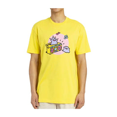 Ditto Pokémon Lazy Summer Yellow Relaxed Fit Crew Neck T-Shirt - Adult