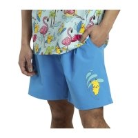 Pikachu Pokémon Tropical Blue Shorts - Men