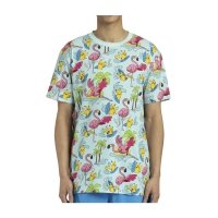 Pikachu & Flamigo Pokémon Tropical T-Shirt - Adult