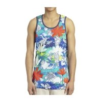 Sunlit Marsh Pokémon Tropical Fitted Tank Top - Men