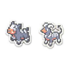 Houndour & Houndoom Pokémon Pixel Pins (2-Pack)