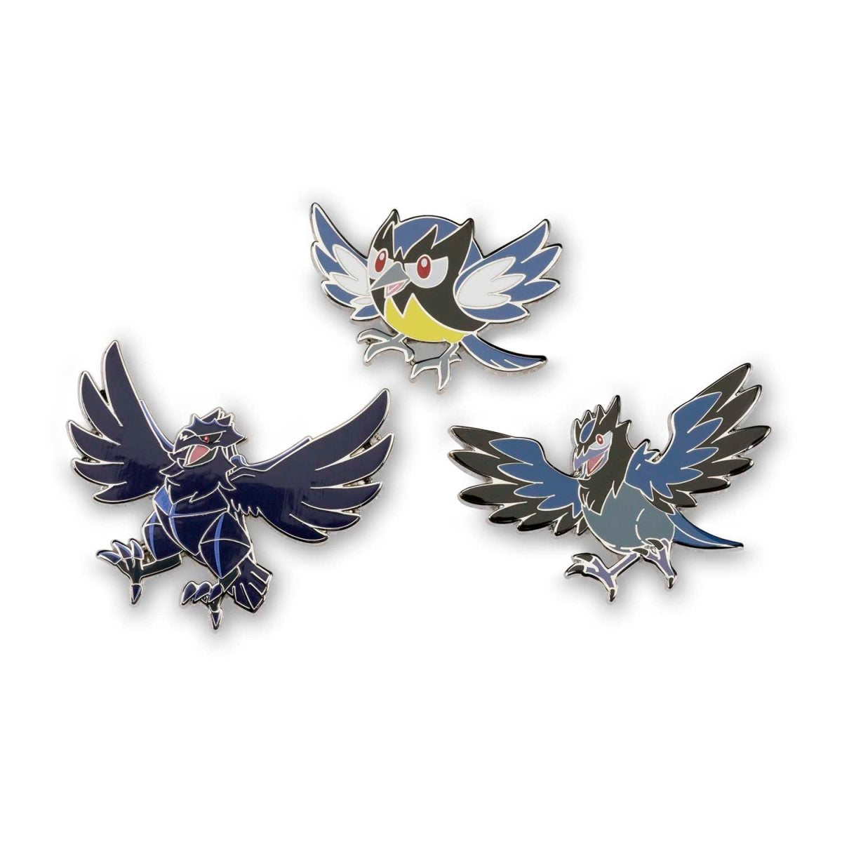 Rookidee, Corvisquire & Corviknight Pokémon Pins (3-Pack)